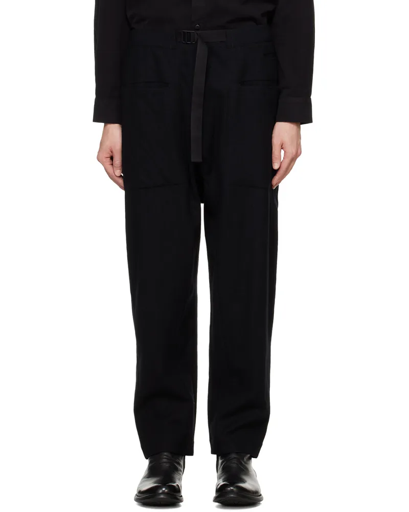 Toogood Black 'The Forager' Trousers Flint