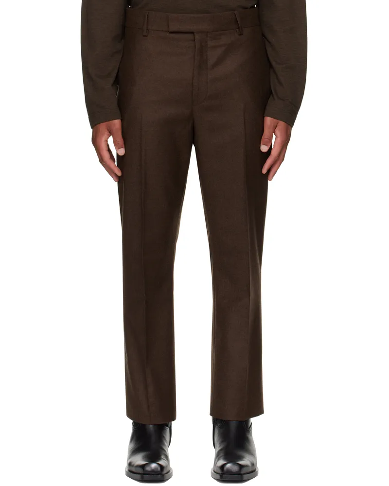 Ferragamo Brown Tailored Trousers Expresso