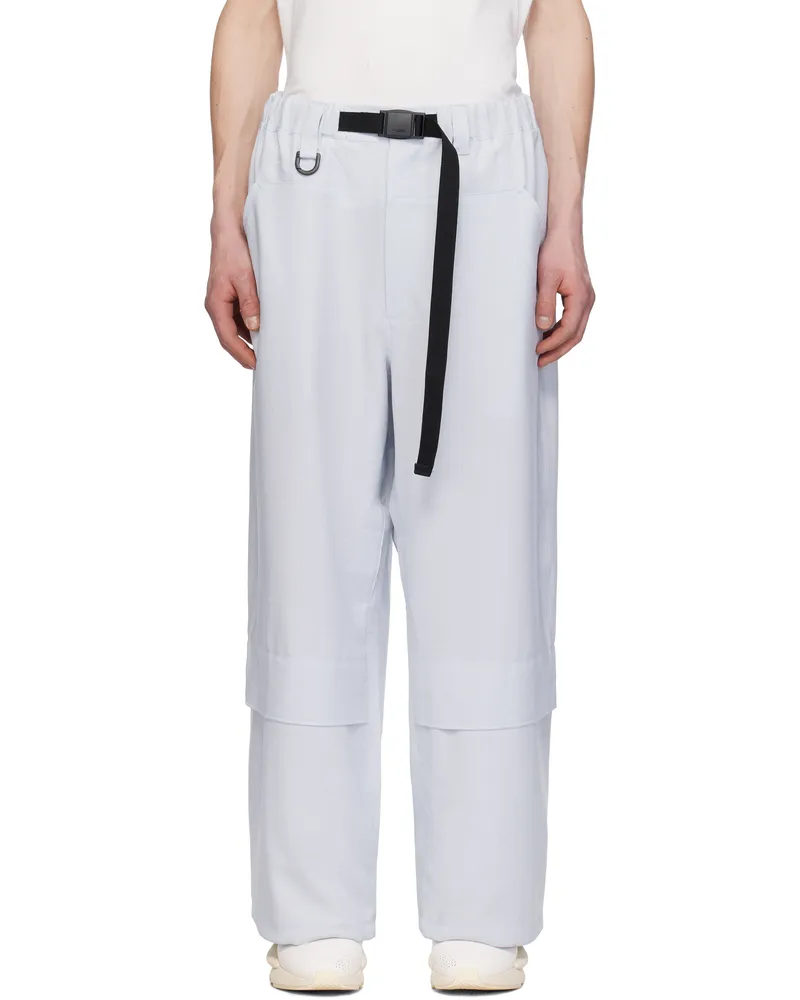 Y-3 Gray Sport Uniform Trousers Clgrey