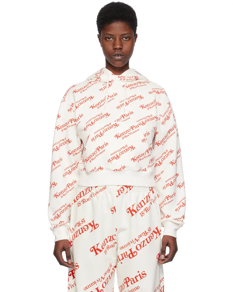 Kenzo Off-White Kenzo Paris VERDY Edition Hoodie Off