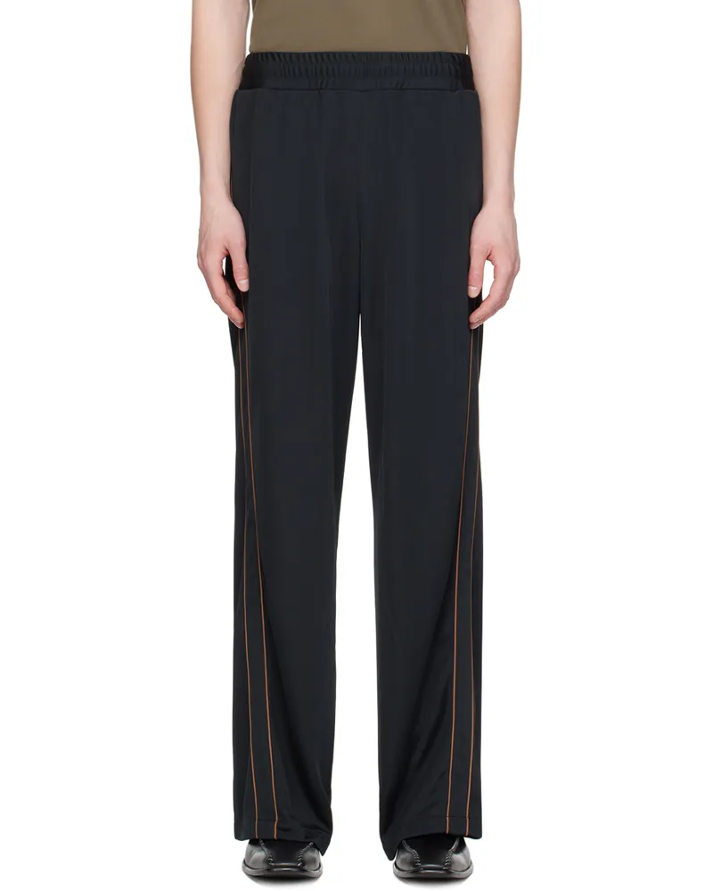 Commission Black Drawstring Sweatpants Black