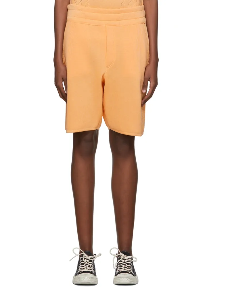 Bianca Saunders Orange Farah Edition Reid Shorts 827