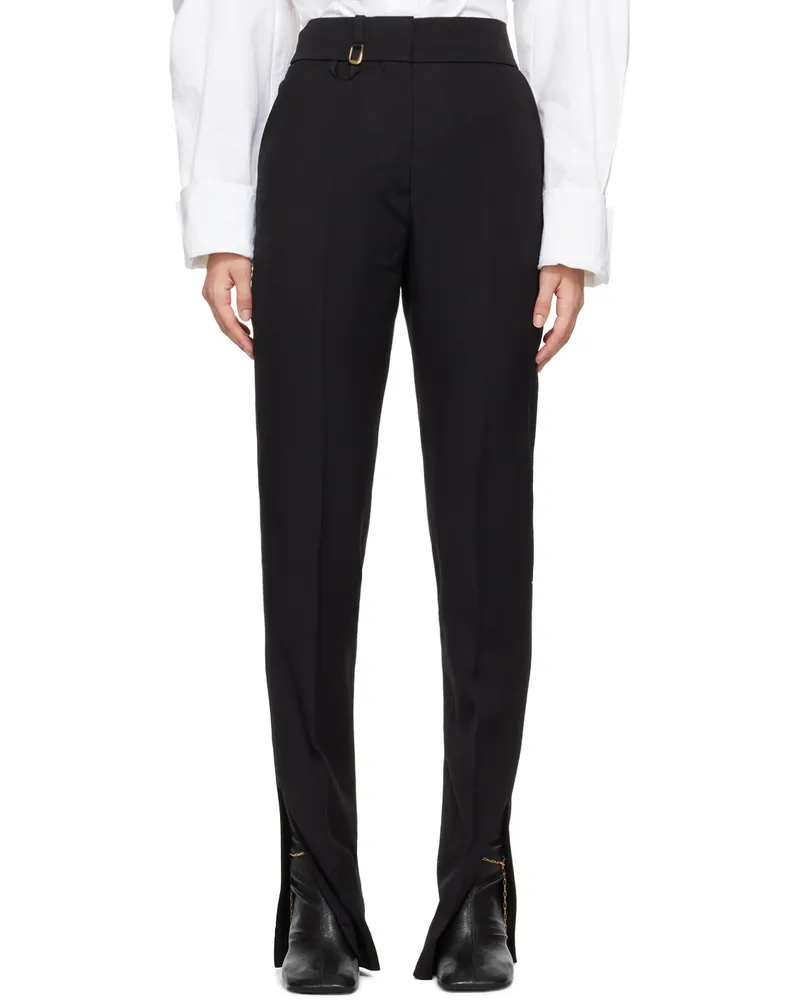 Jacquemus Black La Casa 'Le pantalon Tibau' Trousers 990