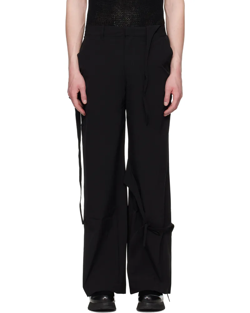 Heliot Emil Black Lavic Trousers Black