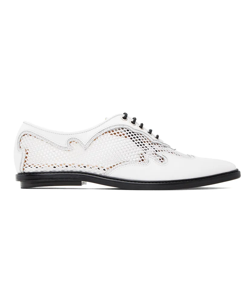 Toga White Lace-Up Oxfords Aj1272