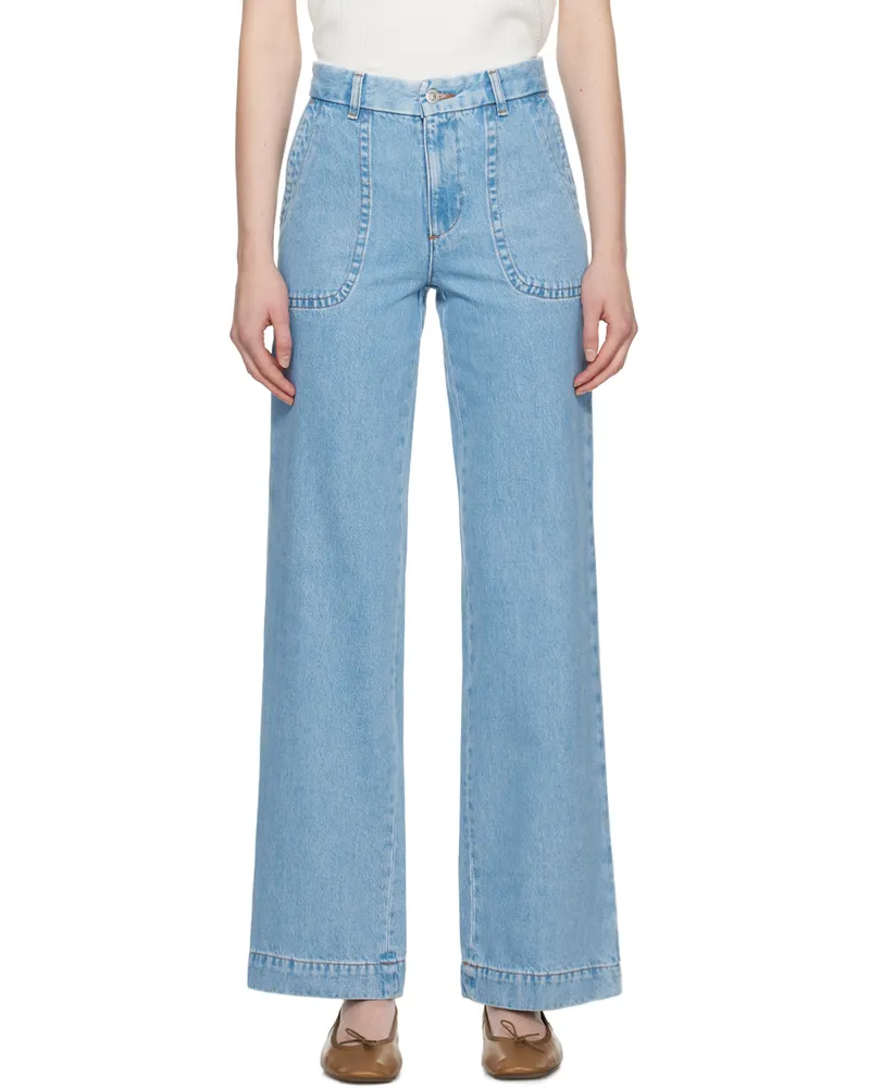 A.P.C. Blue Seaside Jeans Iab