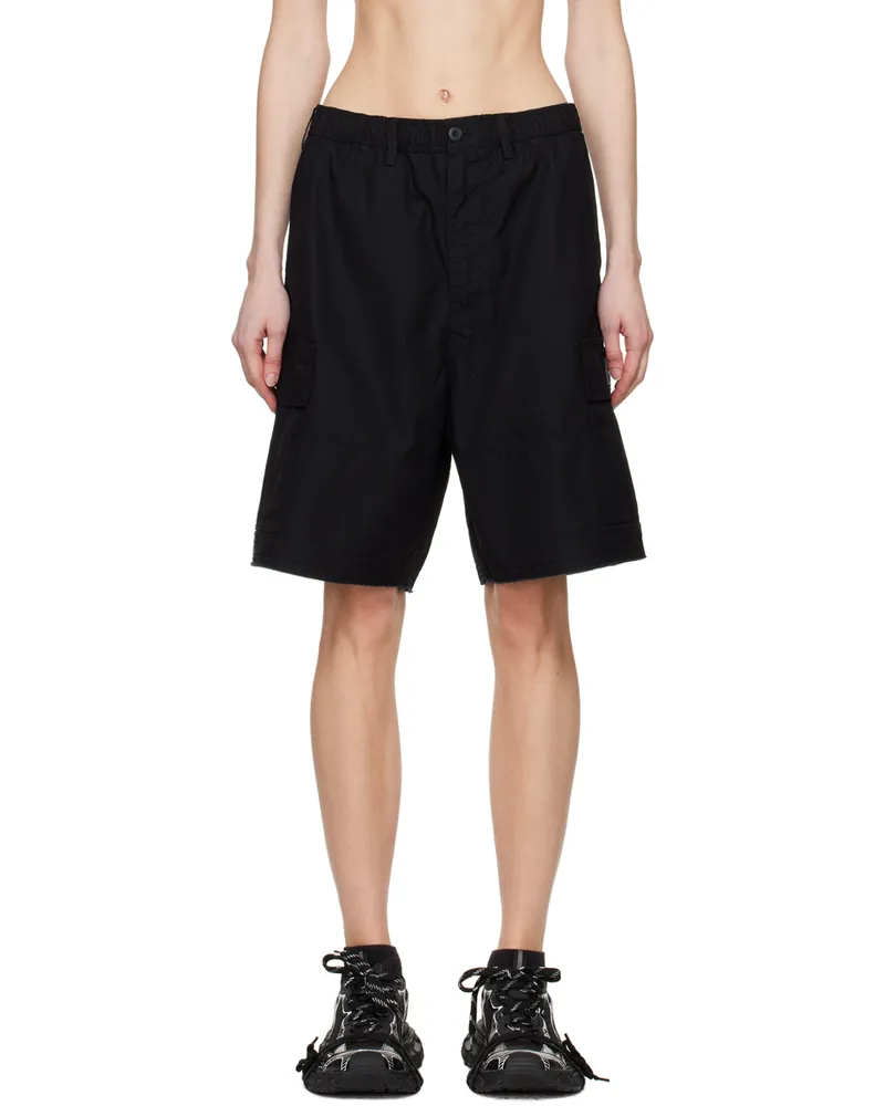 032c Black Team Shorts Black