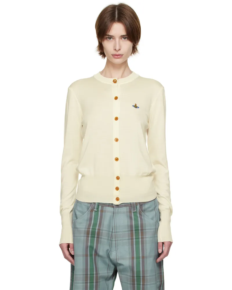 Vivienne Westwood Off-White Bea Cardigan A408