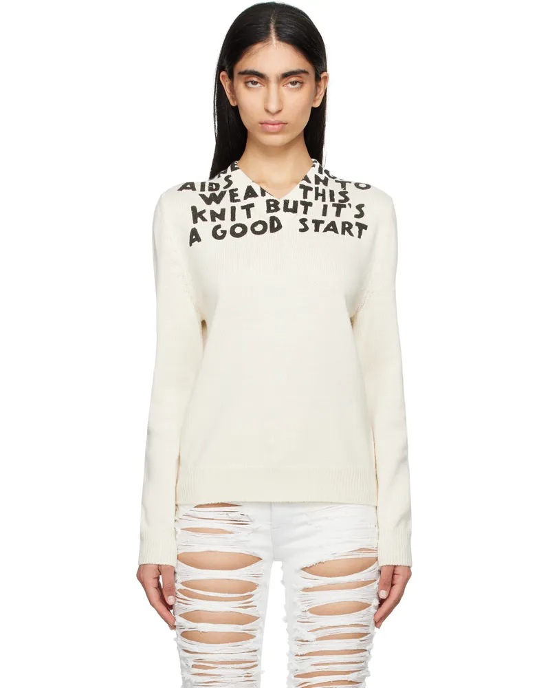 Maison Margiela Off-White SIDA Print Sweater 001s