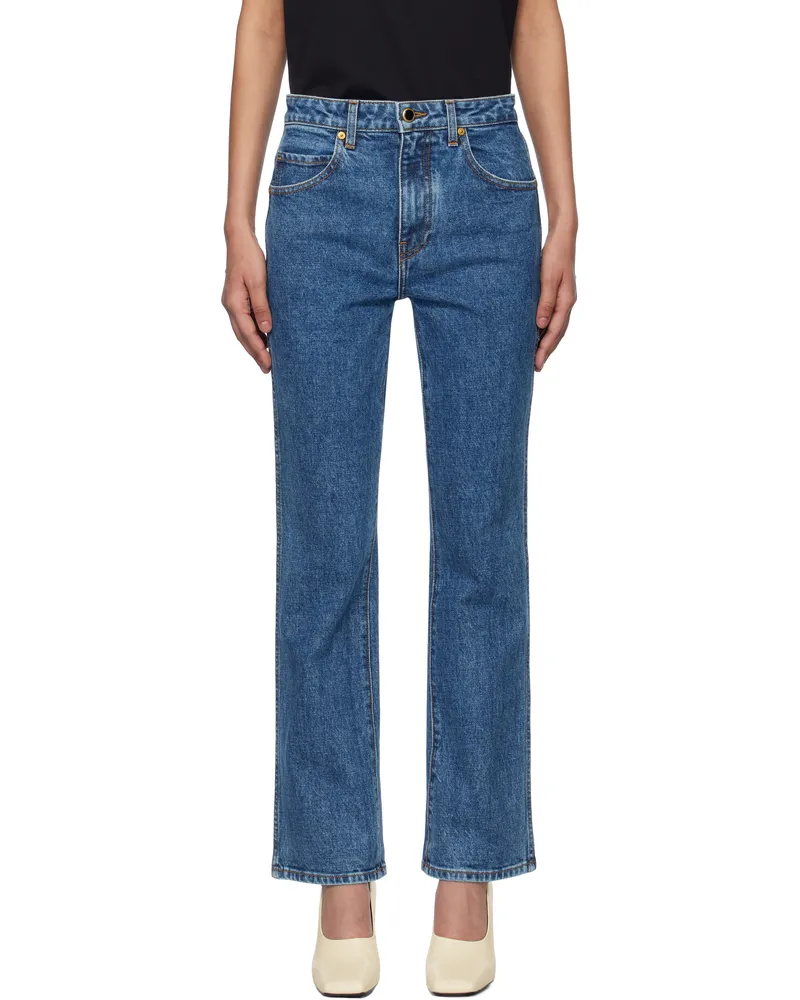 KHAITE Blue Vivian Jeans 009