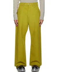 Rick Owens Yellow Geth Jeans Acid