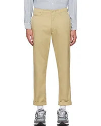 nanamica Khaki Straight-Leg Trousers Kk