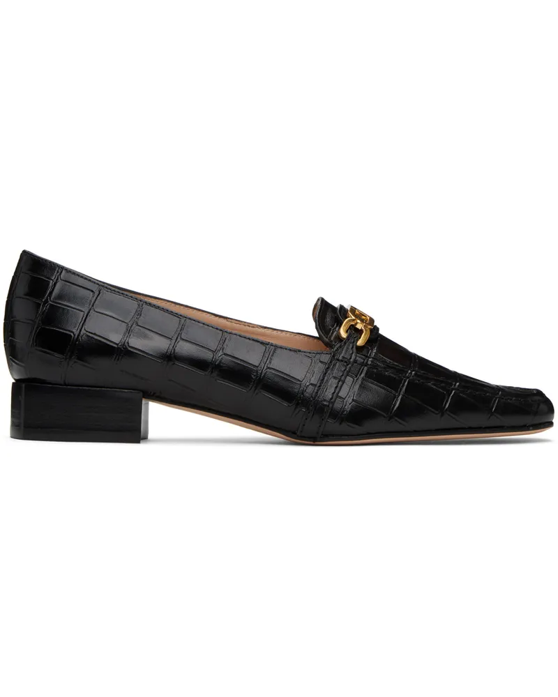 Tom Ford Black Croc Leather Loafers 1n001