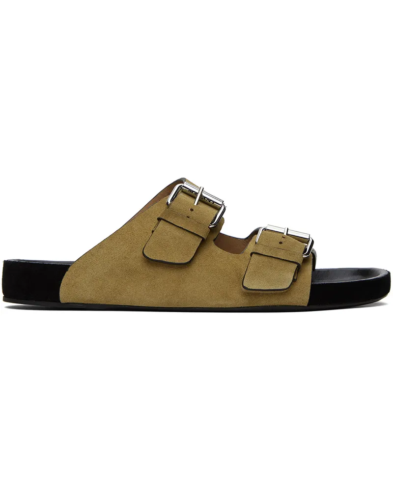 Isabel Marant Taupe Lekson Sandals 50ta