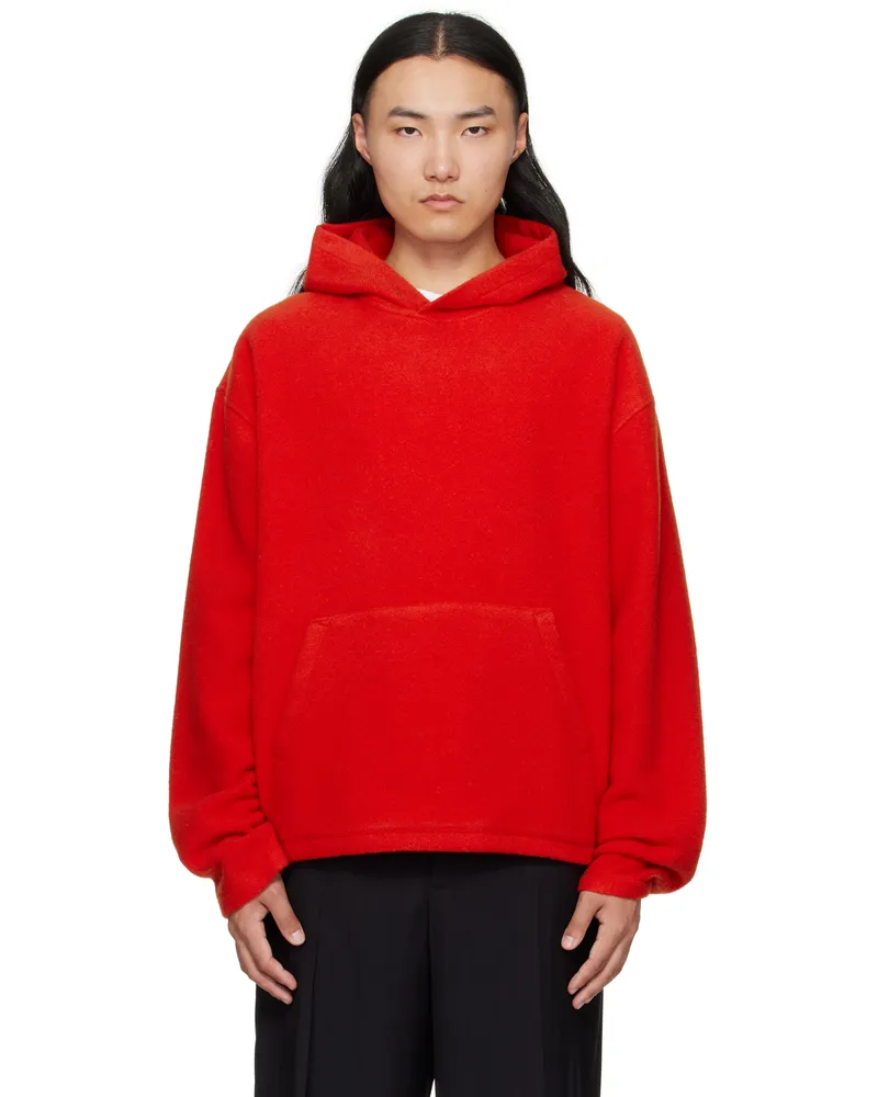 Rier Orange Fleece Hoodie Orange