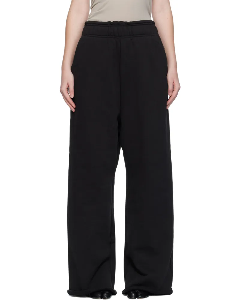 Entire Studios Black Full Sweatpants Soot