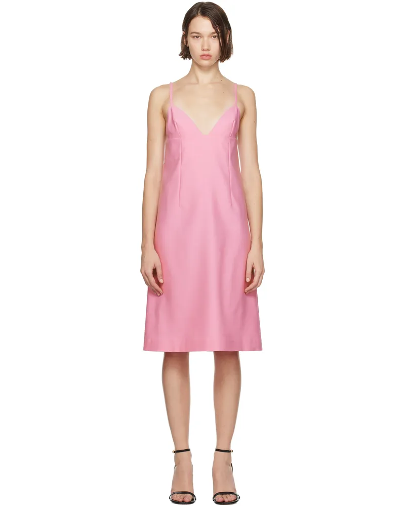 Jacquemus Pink La Casa 'La robe Camison' Minidress 430
