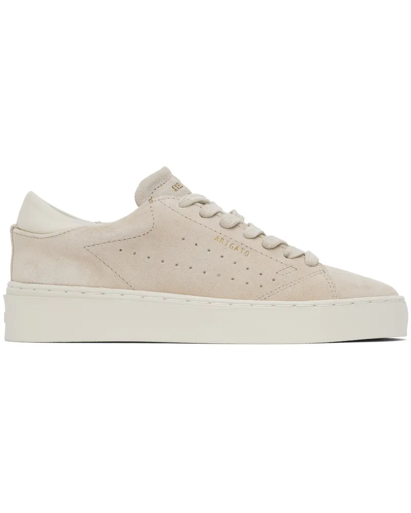 Axel Arigato Taupe Court Suede Sneakers Off