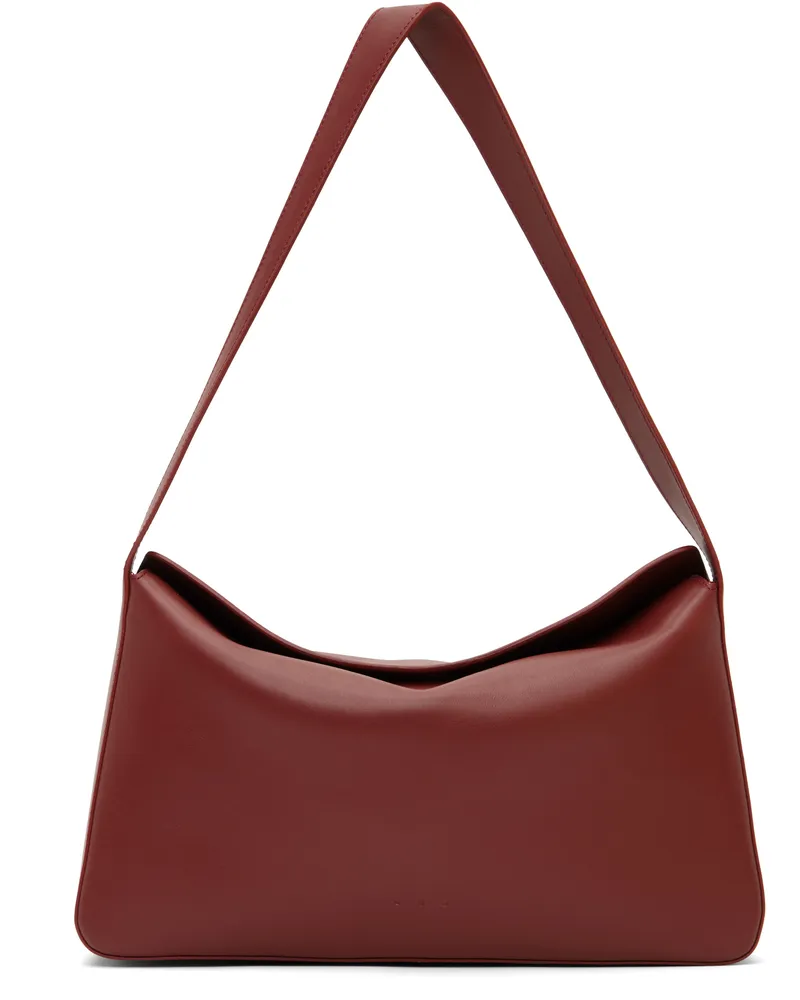 Aesther Ekme Burgundy Soft Baguette Bag 232