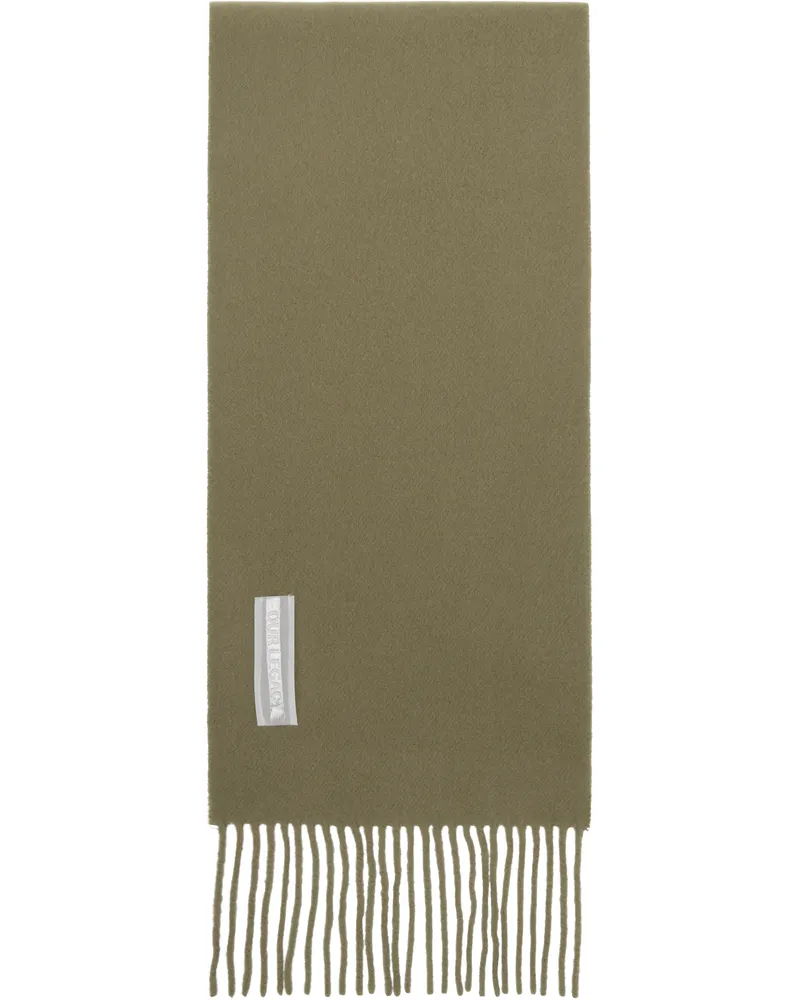 Our Legacy Khaki Estate Scarf Olive