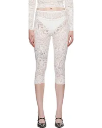 Beaufille White Cassia Capri Leggings White