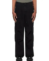 Entire Studios Black Freight Cargo Pants Onyx