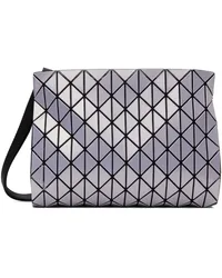 Issey Miyake Purple Row Metallic Shoulder Bag Lt.lavender