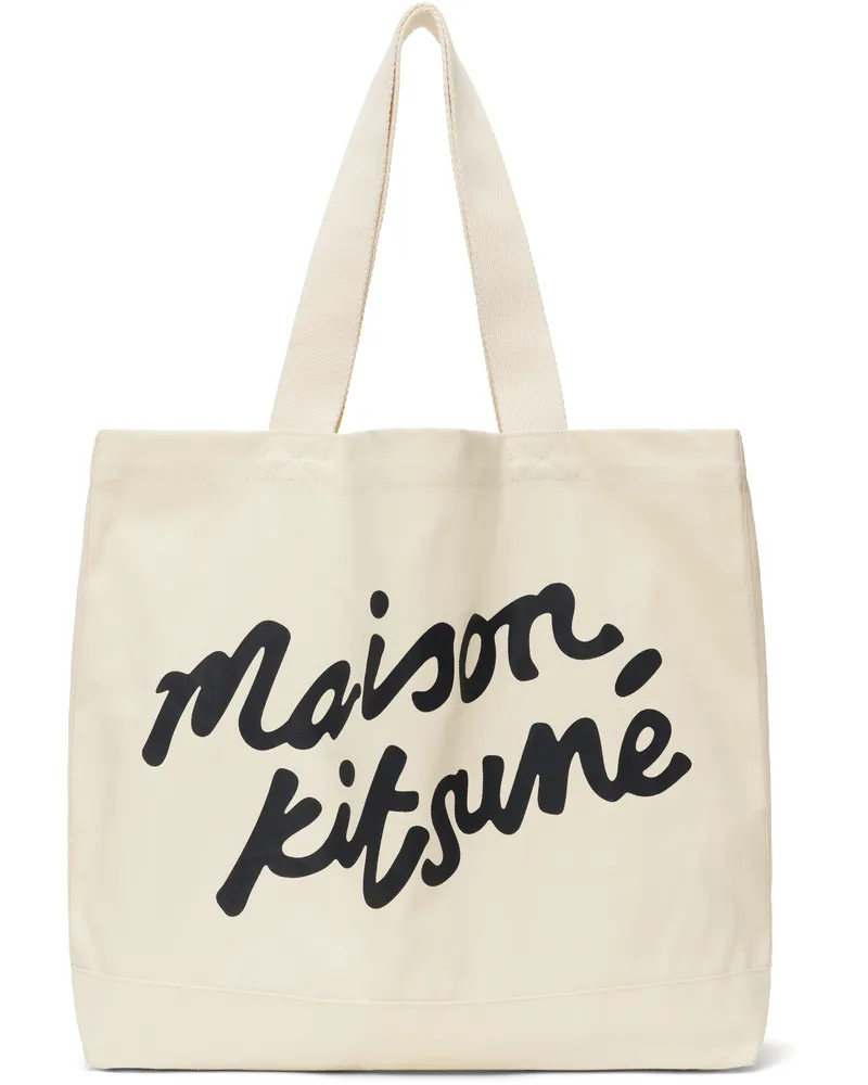 Kitsuné Off-White 'Maison Kitsuné' Handwriting Tote P700