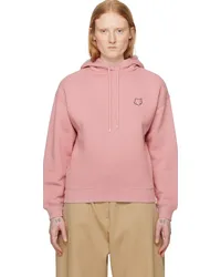 Kitsuné Pink Bold Fox Head Hoodie Prosebud