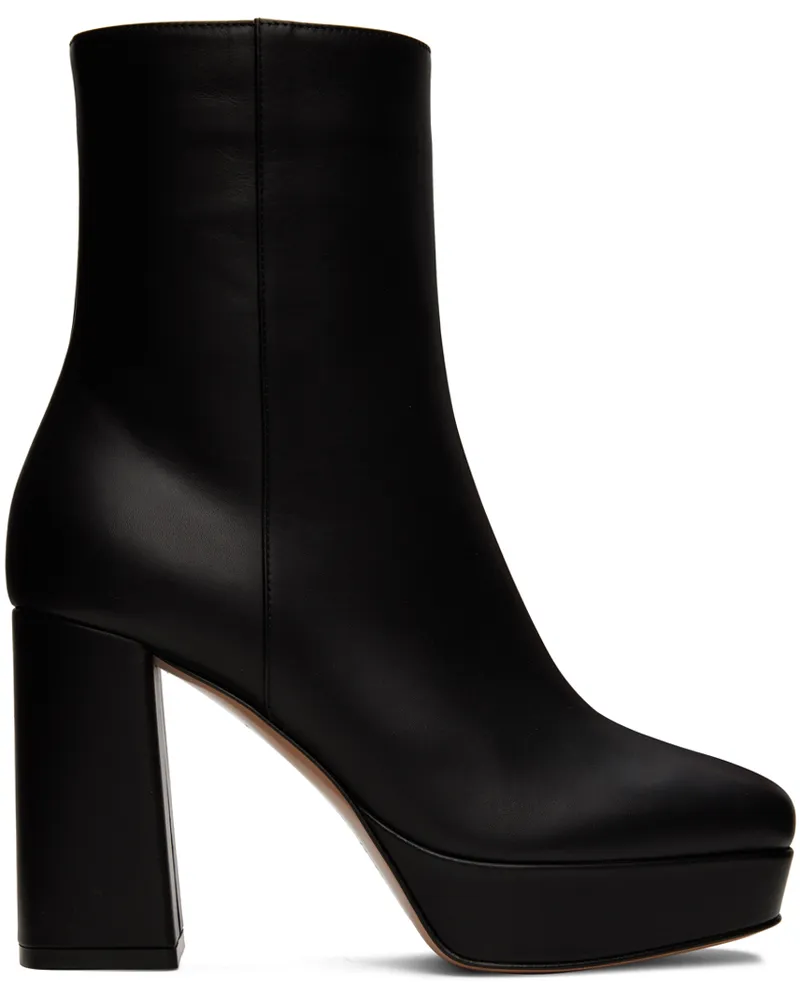 Gianvito Rossi Black Daisen Boots Black