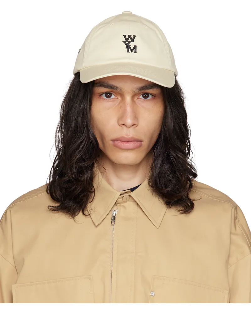 Wooyoungmi Off-White Logo Ball Cap Ivory