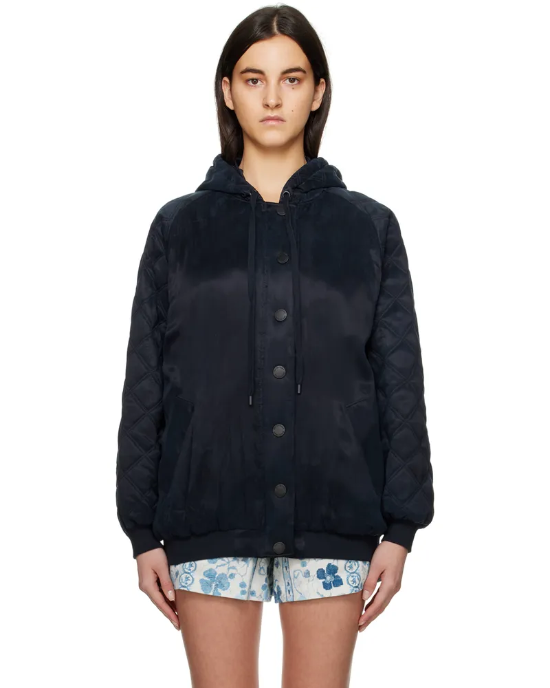 See by Chloé Navy Shell Jacket 4c3