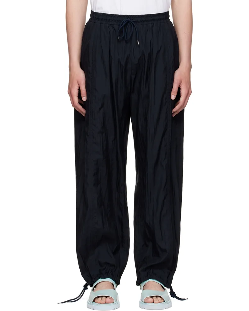 Stella McCartney Navy Nylon Trousers Navy