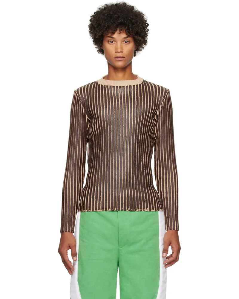 Stanley Raffington SSENSE Exclusive Brown Sweater Brown