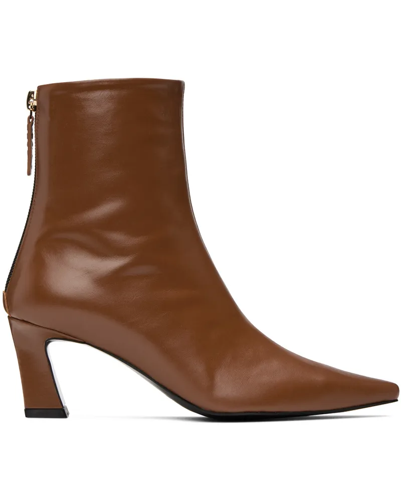 Reike Nen Brown Slim Line Boots Brown
