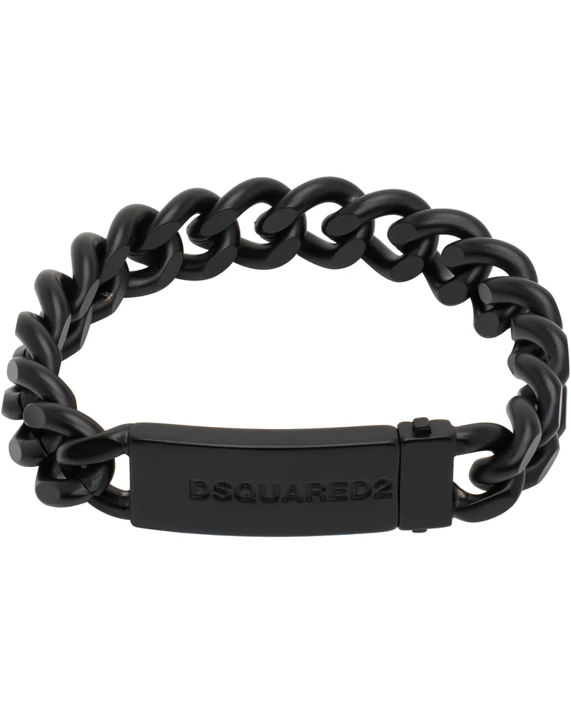 Dsquared2 Black Matte Chained2 Bracelet