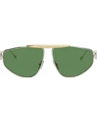 Loewe Silver Spoiler New Aviator Sunglasses 16n