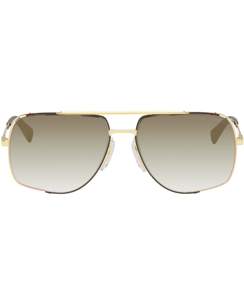 DITA Gold & Black Midnight Special Sunglasses Black