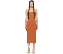 Orange Lila Midi Dress