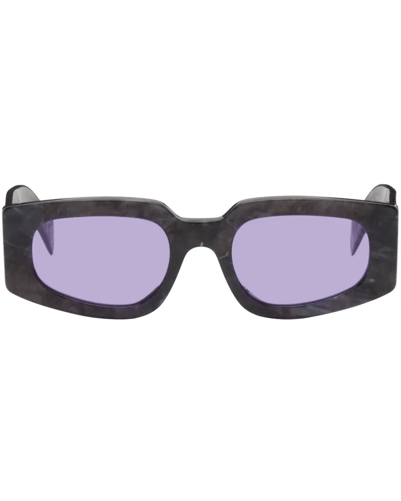 RETROSUPERFUTURE Black Tetra Sunglasses Black