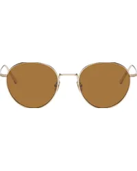 Totême Gold 'The Rounds' Sunglasses Gold