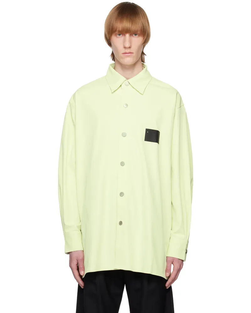 JieDa Yellow Oversized Jacket Yellow