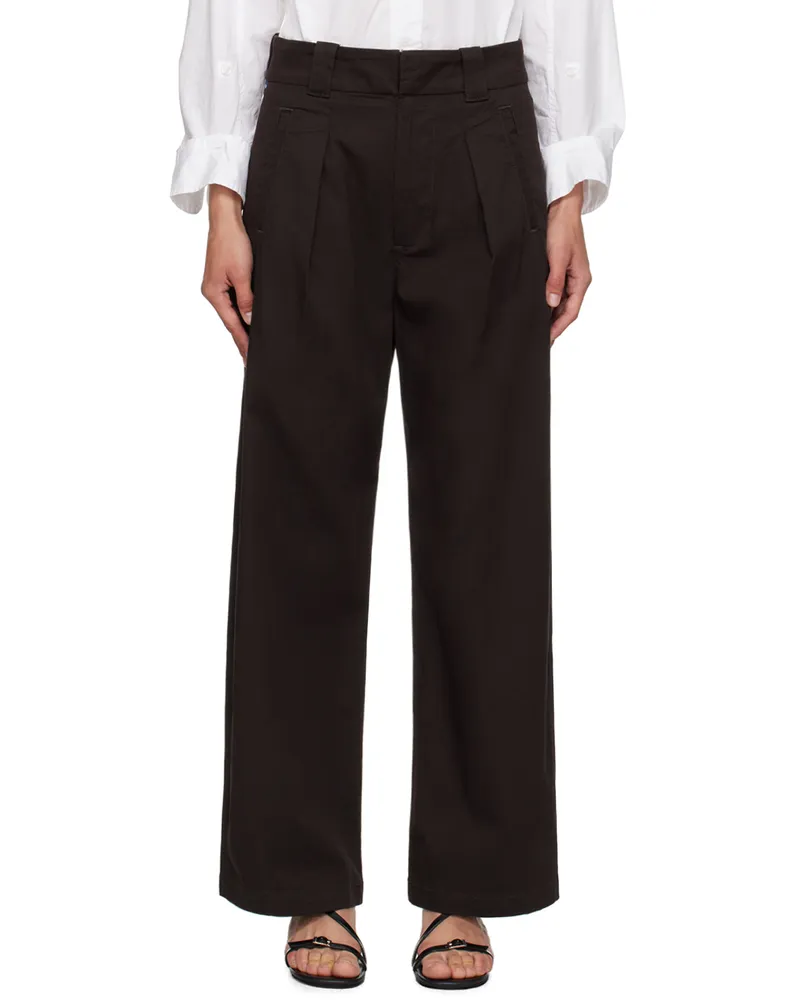 Citizens of humanity Brown Cara Trousers Clove