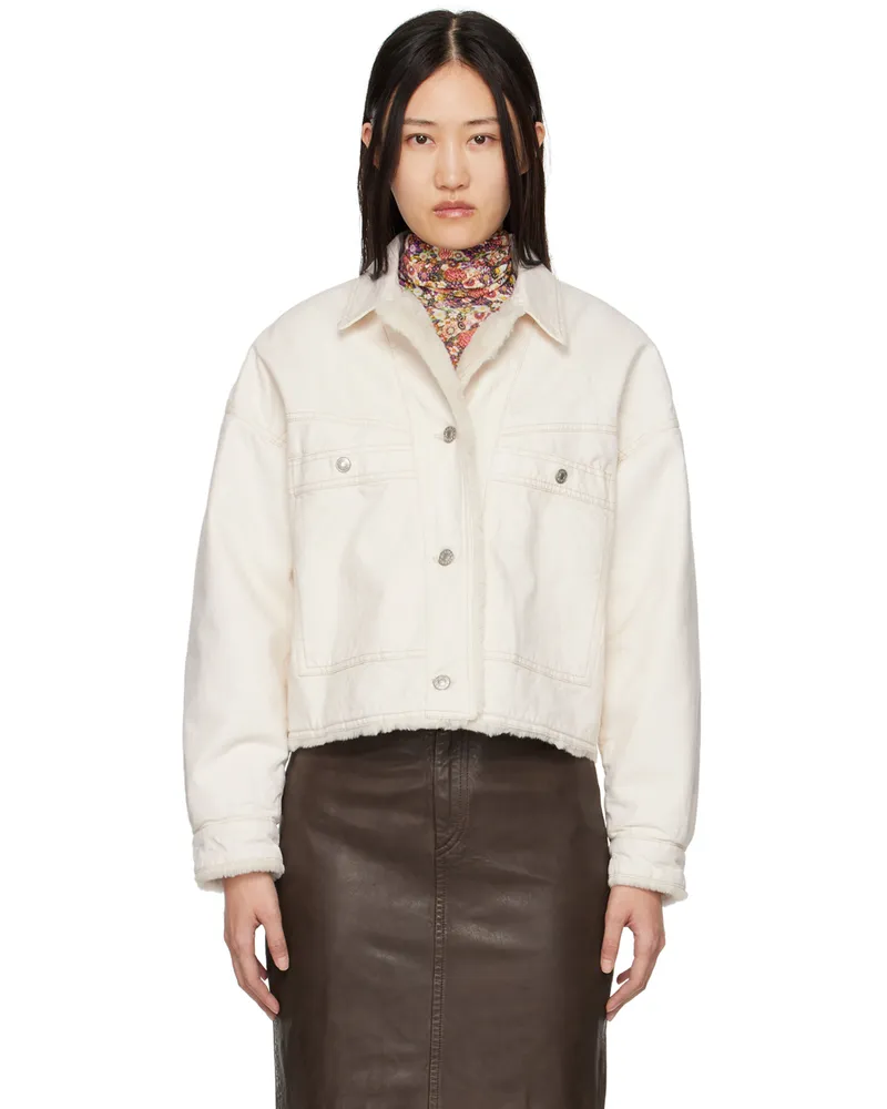 Isabel Marant Off-White Paoleta Denim Jacket 23ec