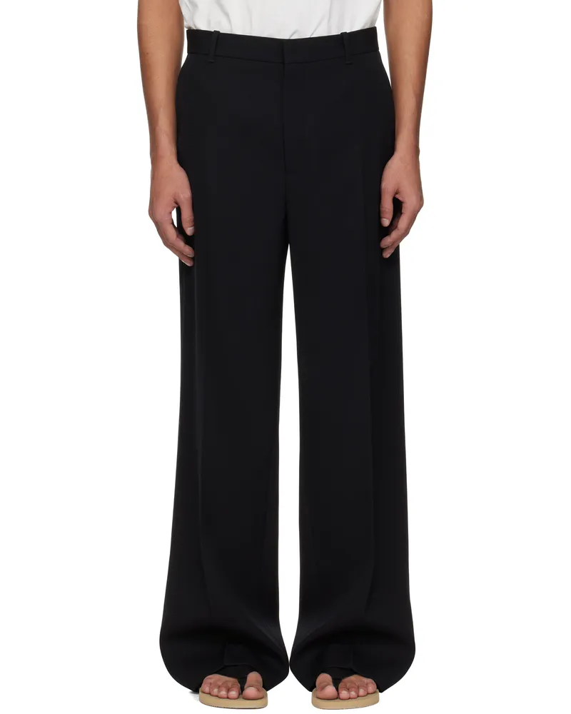 The Row Black Knox Trousers Blk