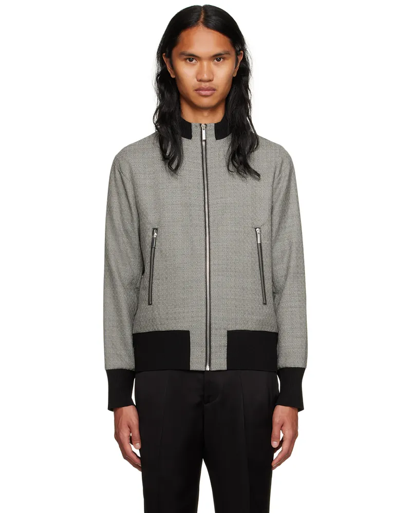 Sapio Gray Nº 13 Bomber Jacket Grey