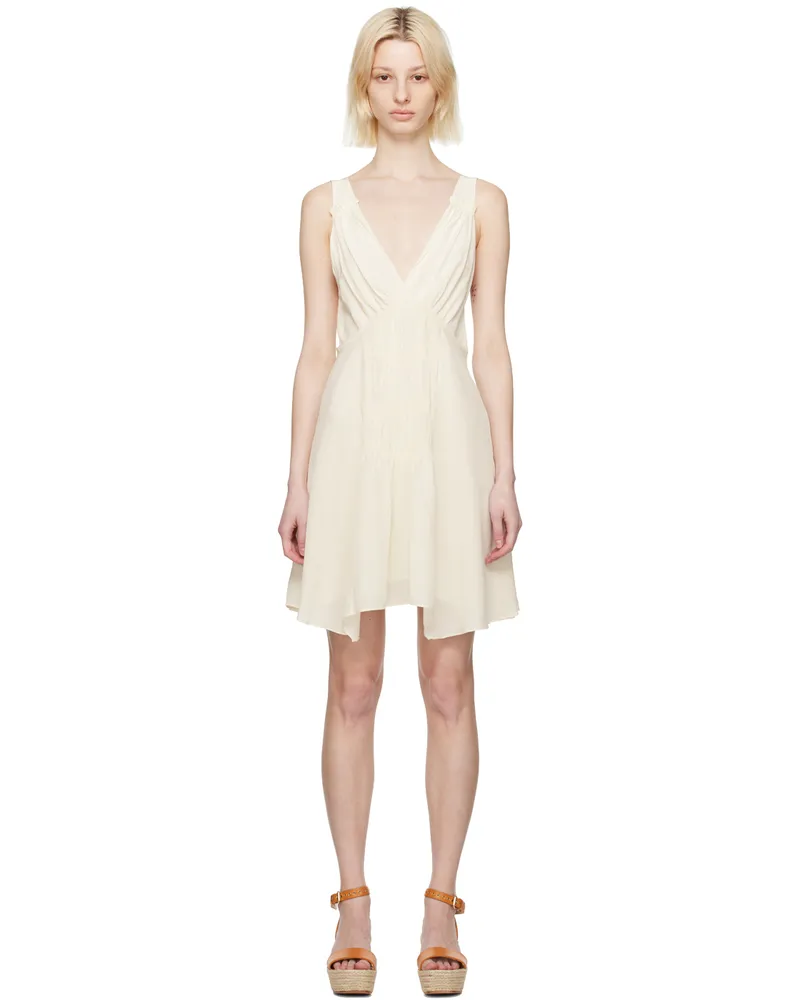Isabel Marant Off-White Nalatia Minidress 23ec