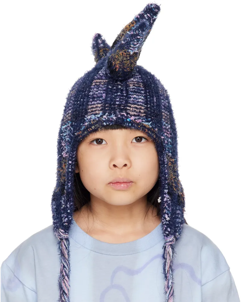 Collina Strada Kids Purple Vitelli Edition Spiky Beanie Vitelli
