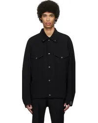 N.HOOLYWOOD Black Buttoned Jacket Black