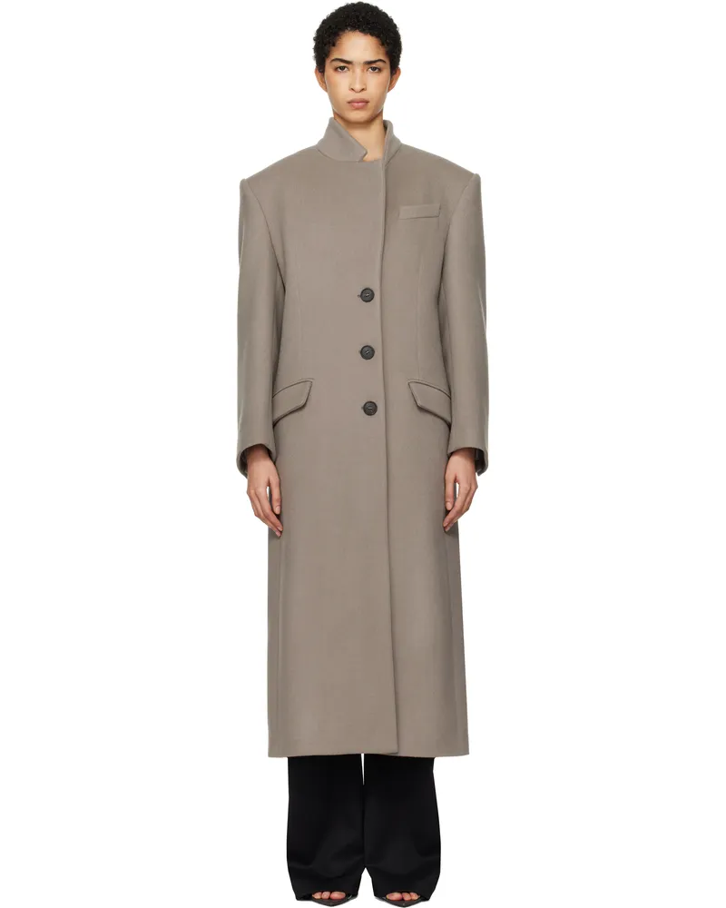 ATTICO Gray Long Coat 084